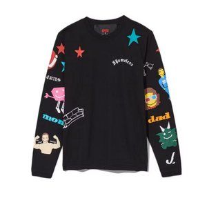 Marc Jacobs x Cactus Plant Flea Market Tattoo Long Sleeve T-Shirt Black Size XS